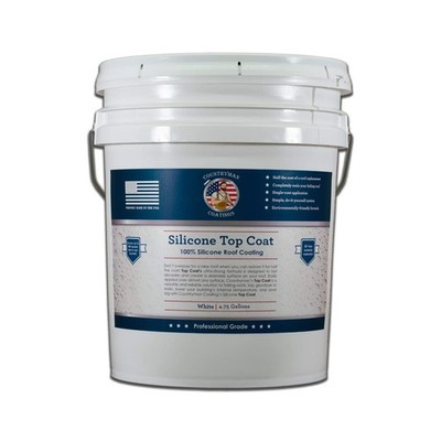 100% Silicone Roof Coating for RVs, Campers & Flat Roofs  Waterproof Seal for...