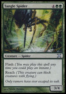 Tangle Spider - 10E MTG - Light Play