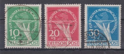 Berlin Nr. 68-70 gestempelt, tief-geprüft BPP Schlegel, Währung 1 - Bild 1 von 2