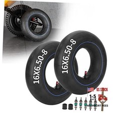 Pack 16x6.50-8 16x650-8 16x7.5-8 Inner Tube with TR13 Straight Vavle and 2