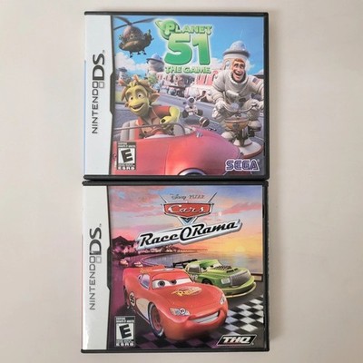 Lot of 2 Nintendo DS Games - Planet 51/Cars Race-O-Rama - CIB - Untested