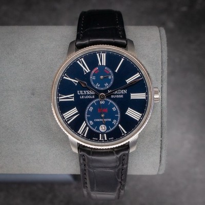 Ulysse Nardin Marine Blue Men's Watch - 1183-310/43 - 1183-310