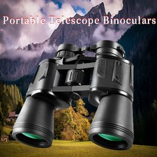 20x50 Binoculars FMC Coated BAK4 Prism Long Range Telescope IPX4 for Outdoor