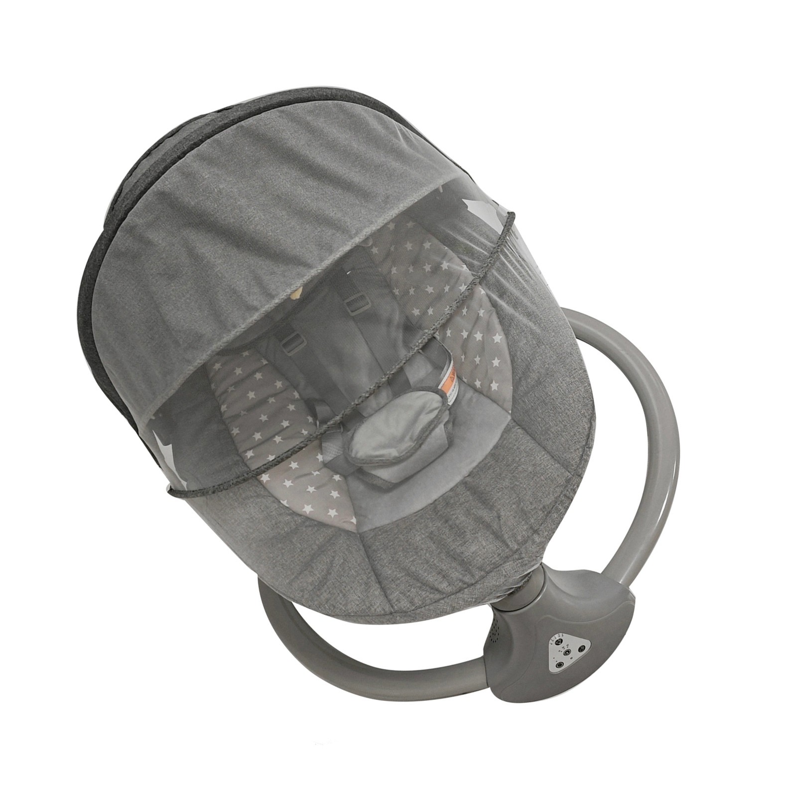 Electric Baby Rocking Chair 5 Speed 3 Timing 12 Light Music For Infants QADW