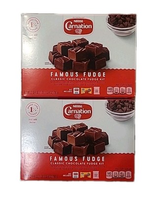 Nestle Carnation Famous Fudge Classic Fudge Kit 27.75 oz. BB 05/26 2 Boxes
