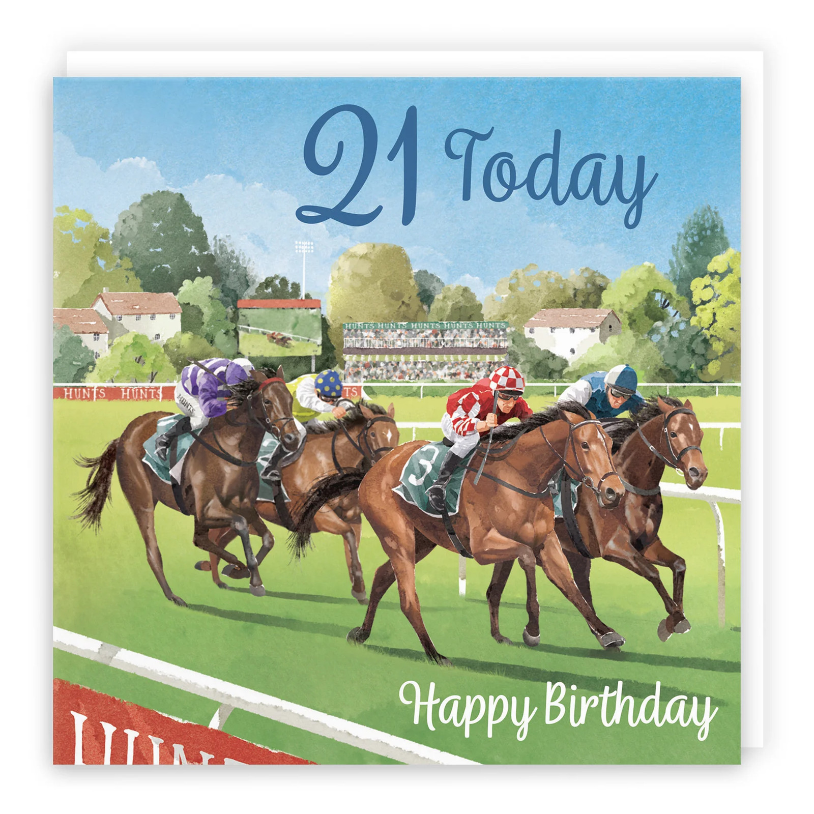 21st Horse Racing Birthday Card Milo's Gallery