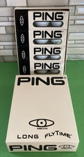 12 Ping Eye Long Fly Time Golf Balls "4 Leaf Clover Logo" Mint 1989