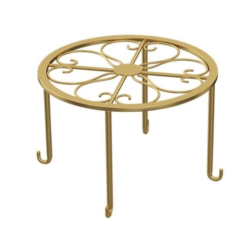 1Pack Metal potted plant stand, rust-proof iron flower pot stand, heavy duty ...
