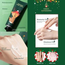 1 Set 3PCS Christmas Gift Moisturizing Hand Cream Xmas Hand Care Travel Size
