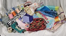 Sewing Supplies Mixed Lot Notions Fabric Thread 3+ Pounds