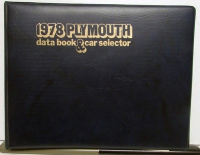 1978 Plymouth Road Runner Horizon Arrow Volare Fury Voyager Duster Data Book