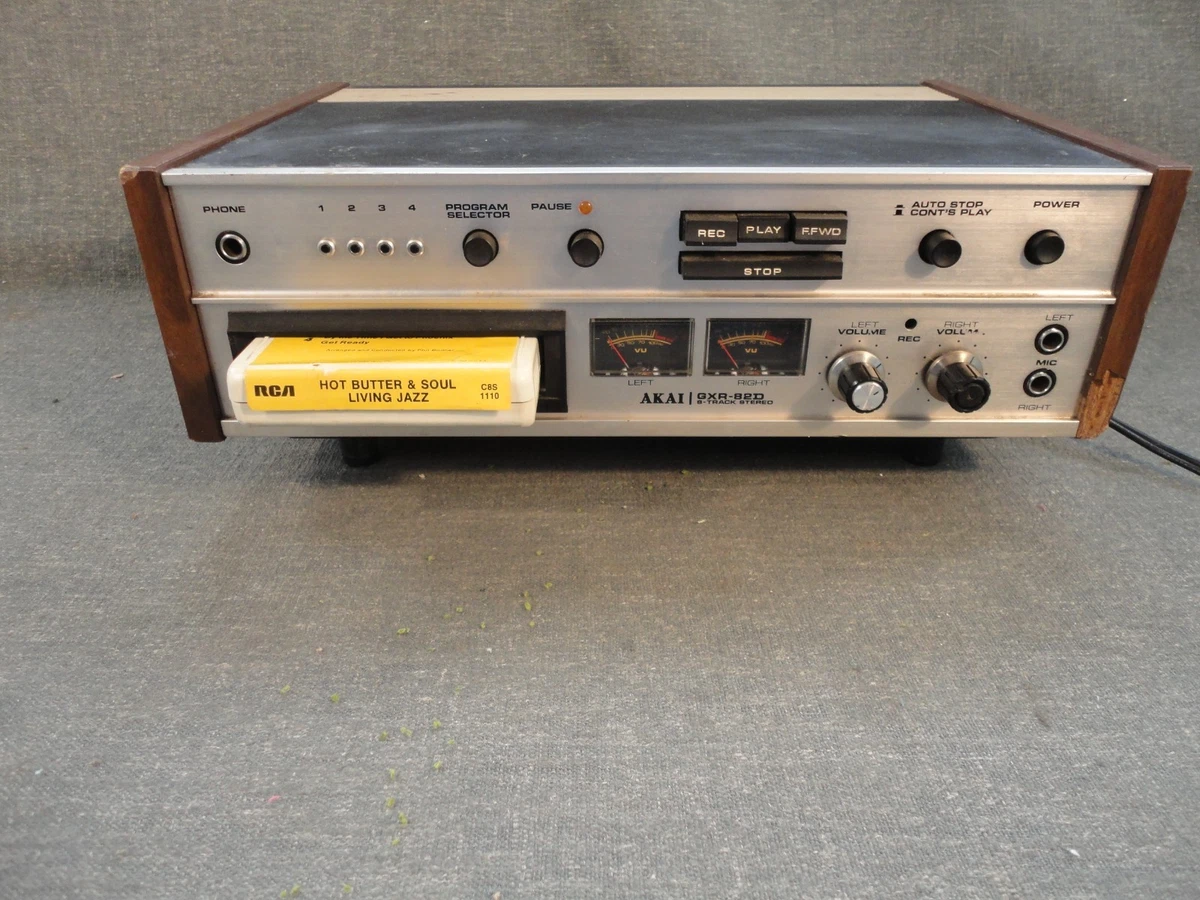 Vintage AKAI GXR-82D 8 TRACK TAPE PLAYER/RECORDER - READ