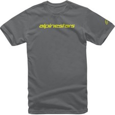 1212-72020-1852-M - Alpinestars Linear Wordmark T-Shirt - Charcoal - Medium