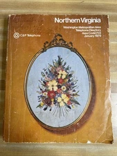 1979 Northern Virginia Washington DC Metro C & P Telephone Co. Of MD Directory