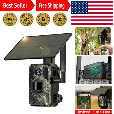 Fast 0.2s Trigger Solar Trail Camera with AI Detection & Unlimited Data