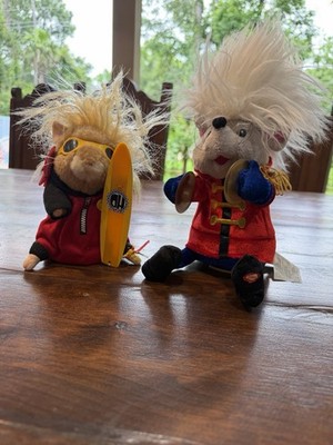 Gemmy Dancing Hamster Lot of 2 FOR PARTS Or Repair Only READ MORE