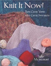 Knit It Now!: Turn Great Yarns into Great - Paperback, by Montanari Julie - Good