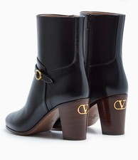 VALENTINO GARAVANI Leather Ankle Boots Sz 41 ...