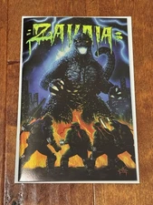 Teenage Mutant Ninja Turtles Godzilla #1 Foil Remark & signed MARTIN ZAVALA  COA