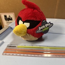 Angry Birds Space Red Bird 6" Plush WITH Sound Commonwealth ,New With Tag 
