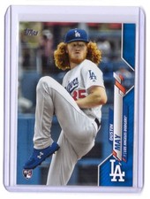2020 Topps Blue 299 Made #235 Dustin May RC - Los Angeles Dodgers