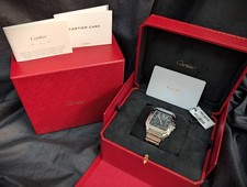 Cartier WSSA0062 Santos De Cartier Large Green 39.8mm 2024 Box & Papers 2