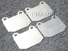 Titanium Brake Pad Shim Heat Shield Set For Subaru Impreza Sti 2004- Rr .032