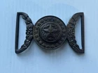 VINTAGE CIVIL WAR MILITIA 2 Piece BELT BUCKLE   EARLY REPRODUCTION