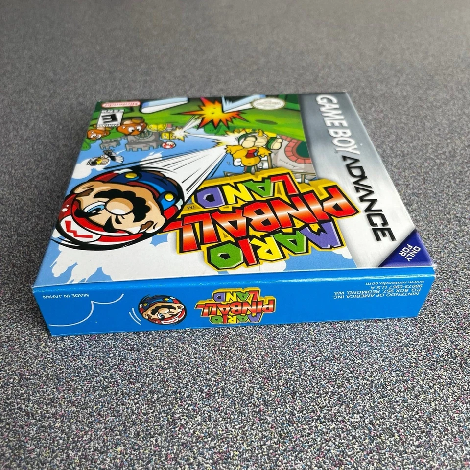 Mario Pinball Land Nintendo GameBoy Advance GBA CIB Completo Foto 4 de 4