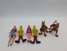 Scooby Doo Shaggy Daphne Bendable Figure Equity Marketing Lot Burger King