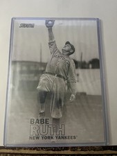 2016 Topps Stadium Club Babe Ruth Box Topper #19/49 Low Mintage HTF