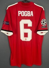 CHAMPIONS LEAGUE MANCHESTER UNITED 2017/2018 UEFA FOOTBALL SOCCER SHIRT SIZE XL