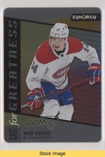 2020-21 Upper Deck Synergy Cast for Greatness Nick Suzuki #CG-11 READ 1hh