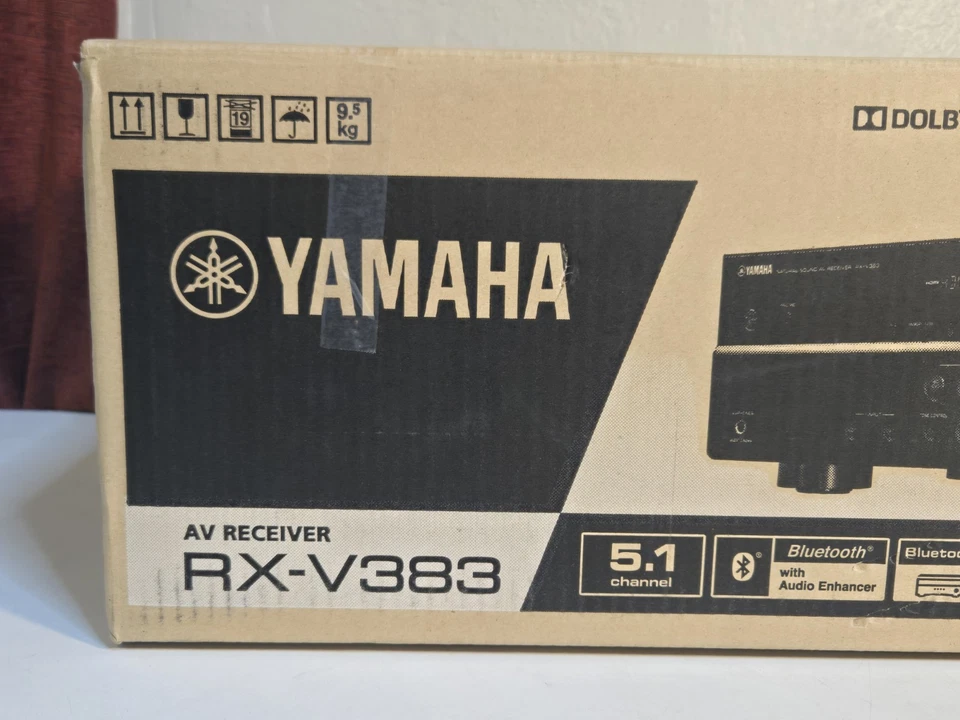 Yamaha RX-V383 5.1 Channel 4K Ultra HD AV Bluetooth Home Theater Stereo Receiver - Image 2 of 4