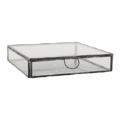 Glas Kiste Mittelgroß mit Abdeckung Solitaire Von Ib Laursen - Bild 1 von 2
