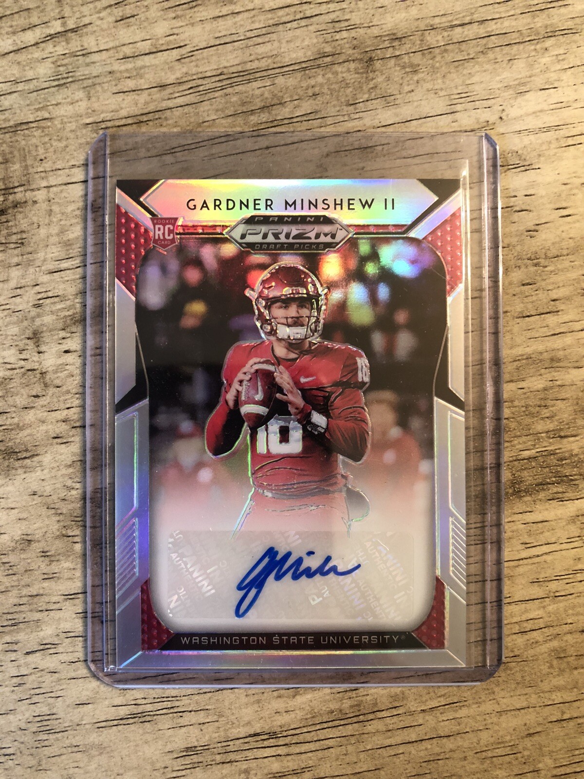 2019 Prizm Draft Picks Gardner Minshew ROOKIE AUTO