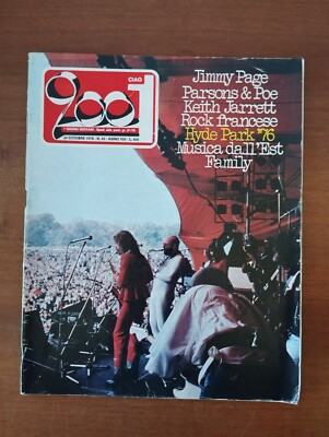 1976 10 24 CIAO 2001 24 OTTOBRE 1976 N.42 ANNO VIII HYDE PARK '76 PAGE JARRETT
