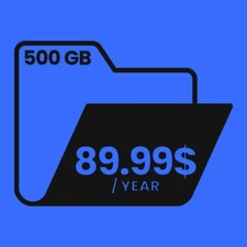 Fast, Affordable & Secure Cloud Storage 500GB