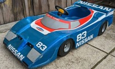 RARE 1990 PEDAL CAR REPLICA NISSAN GTP-90 ZX-TURBO RACE CAR PROTOTYPE SEE DETAIL