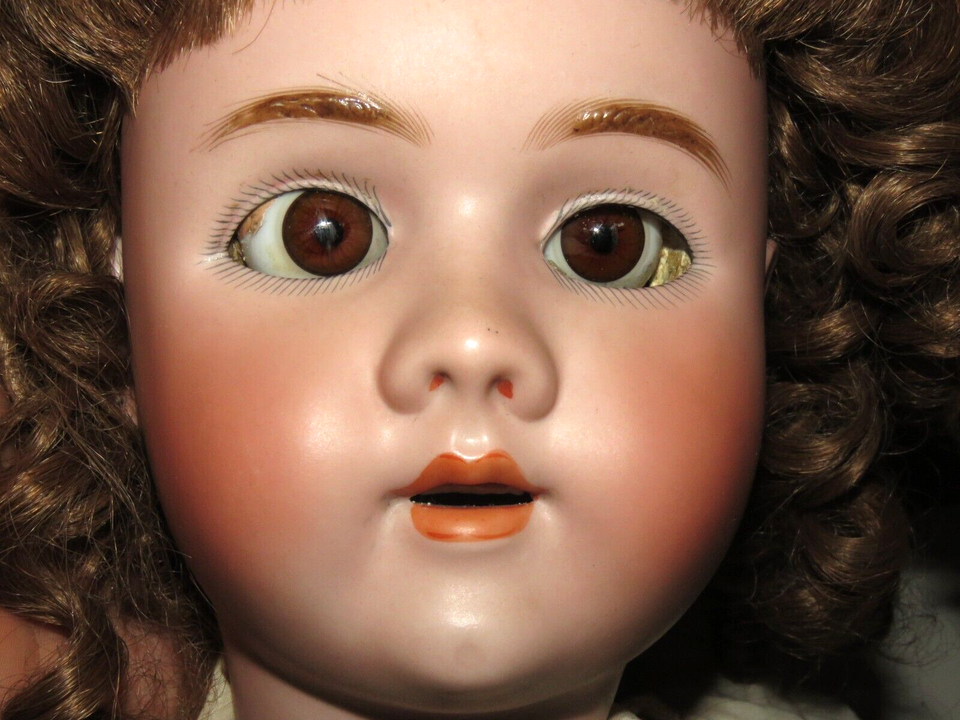 32" Antique Heinrich Handwerck Germany Bisque Doll Composition eBay