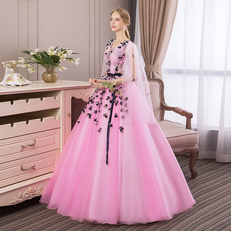 Pink tulle shop ball gown