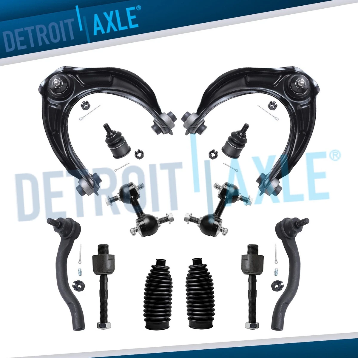 Kit 10 Piezas Barra Estabilizadora Y Brazo De Control Superior Delantero Para Honda Accord 2008-2012