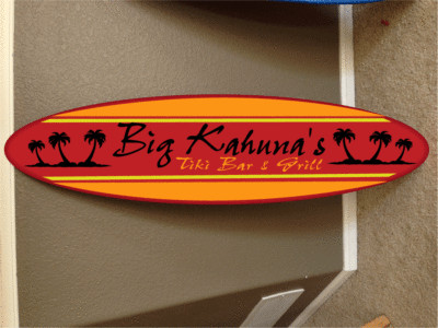 wall hanging surf board surfboard decor hawaiian beach surfing beach ...