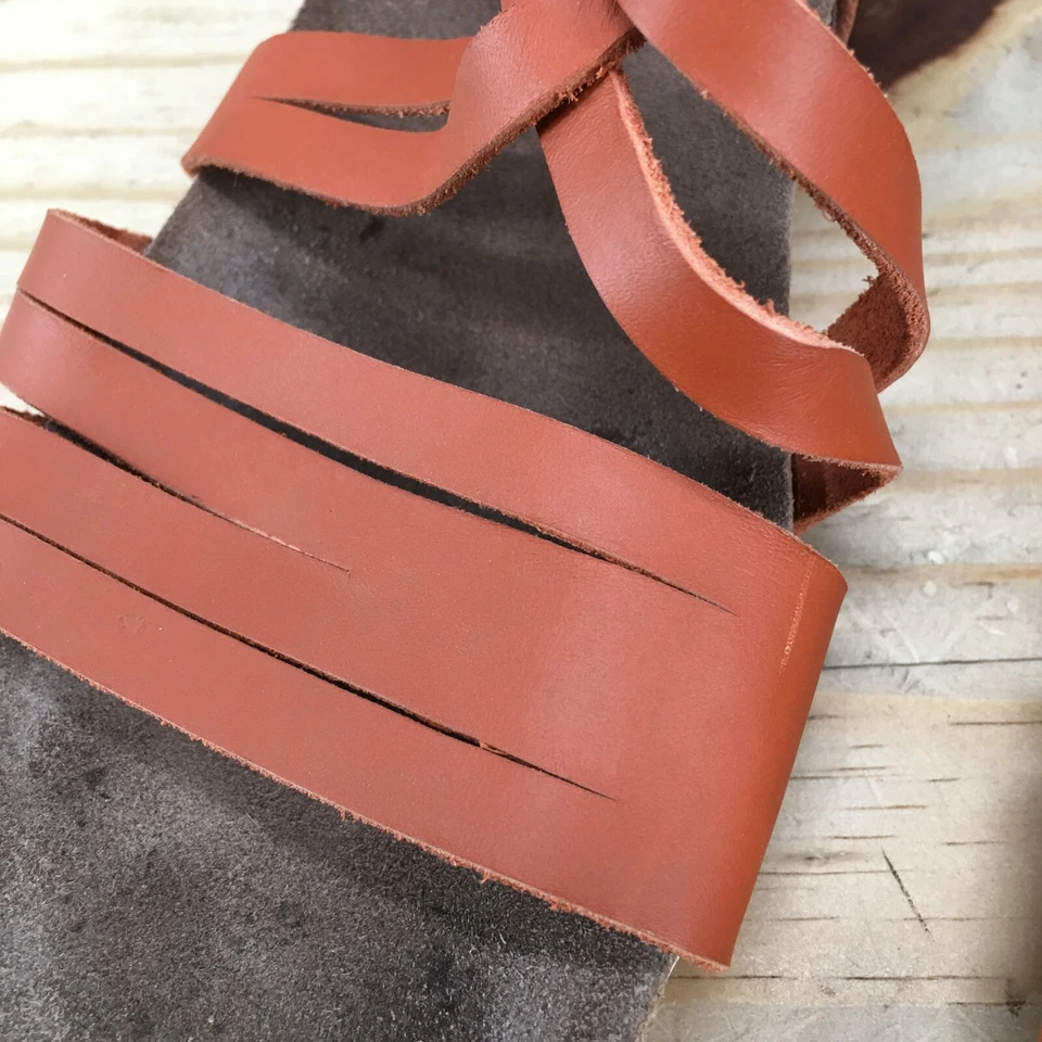 Sandalias Munro para mujer 8 M Kaya con tiras naranja gancho y lazo informales punta abierta parte superior baja Foto 4 de 4