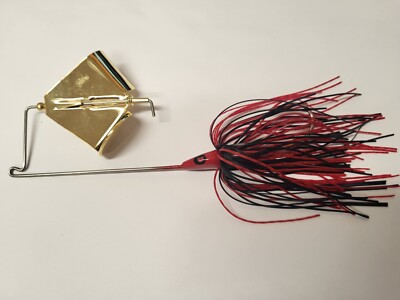 Custom Hand Painted Gold Blade Buzzbait