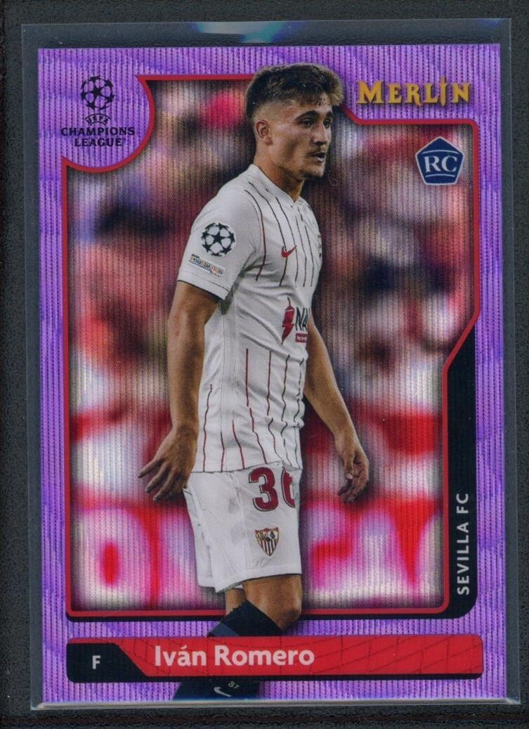 2022 IVAN ROMERO 11/15 TOPPS MERLIN UEFA CHAMPIONS LEAGUE