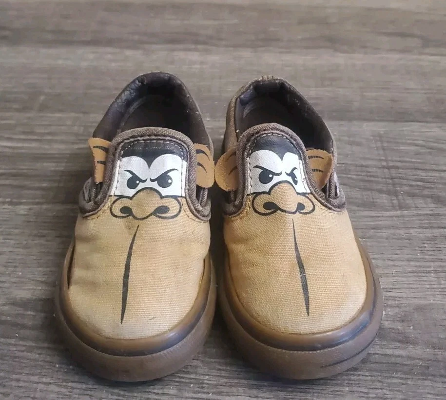 Zapatillas Vans Slip On Monkey Off The Wall Niño Bebé Talla 5  Foto 2 de 4