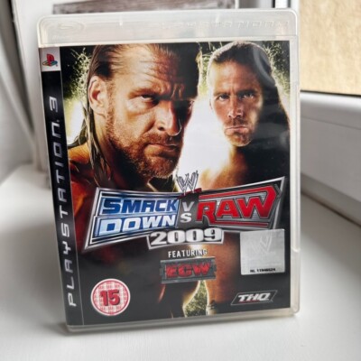 Smack Down VS Raw 2009 PS3 PlayStation 3 | Tested CIB Complete w/Manual PAL