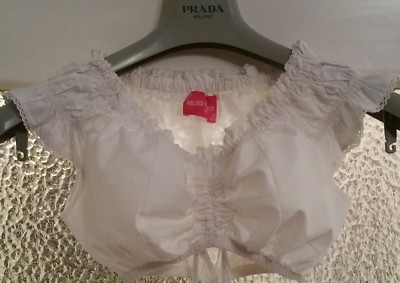 Trachten Oberteil, Trachtenbluse Größe 34/36/XS/S, weiß