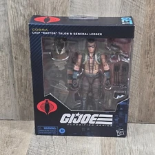 G.I. Joe Classified Series Chip Raptor Talon and General Ledger Figure Set #139